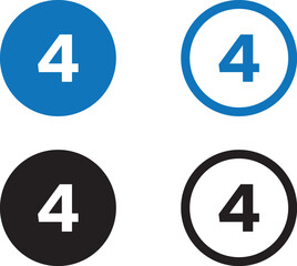 Fototapeta premium Numbers icon set 0 to 9. Numbers icon solid and line icon set. vector illustration. eps file.