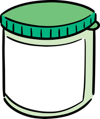 Illustration of medicine bottle
