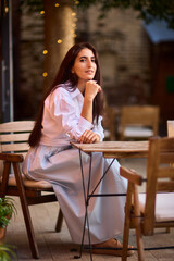 Elegant Outdoor Fashion A Stylish Woman Looking Fabulous in a Casual Yet Chic Look