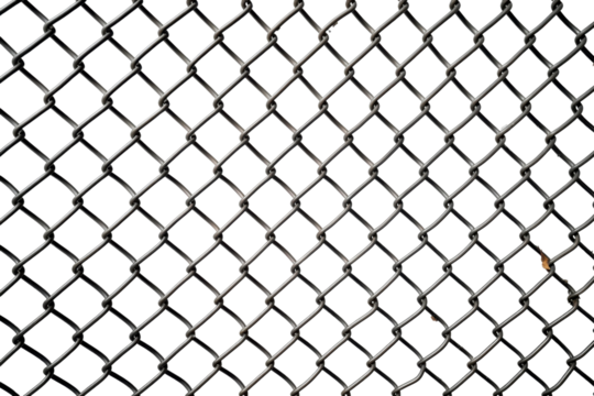 Steel bar railings on a transparent background, ideal for construction designs, architectural elements, and digital projects..