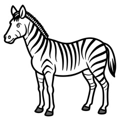 Zebra Horse Mix Minimalist Design