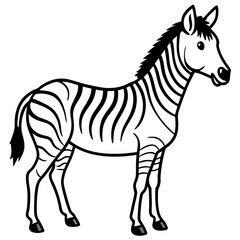 Zebra Horse Mix Minimalist Design
