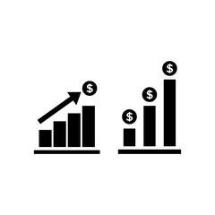 dollar graph icon