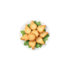 Gibna Mekleyah - A fried cheese dish, where cheese is battered and deep-fried until golden and crispy. It's a delicious,