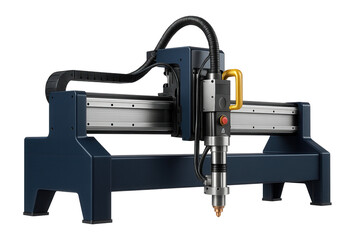 High-definition plasma cutter with a CNC-controlled gantry and automatic torch height adjustment for metal sheet processing