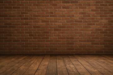 Indoor Setting with Exposed Brick Wall Backdrop and Stage Design