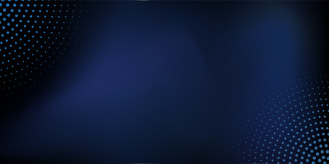 Abstract dynamic wavy lines texture  dark blue background with copy space. Simple modern futuristic dots pattern.