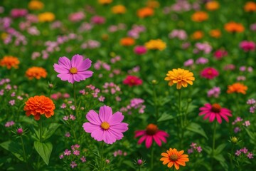 Bright and lively floral displays