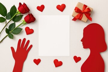 Creative Valentine's Day gift suggestions with customizable message space