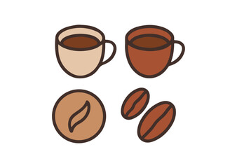 Set of Coffee Vector, Coffee Icons