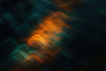 Abstract light distortion with blurred effects