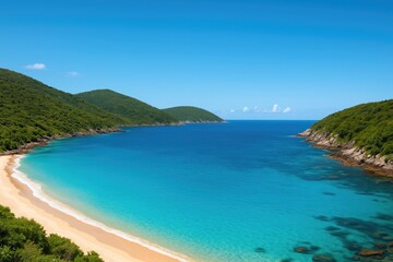 Fototapeta premium Azure Cove in South America