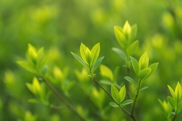 Obraz premium Vibrant foliage in full bloom