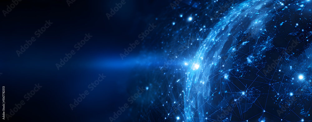 Poster internet cyberspace internet data collection analytical computer ai artificial intelligence calculat