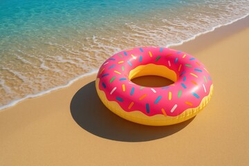 Bulging sweet treat with a circular shape