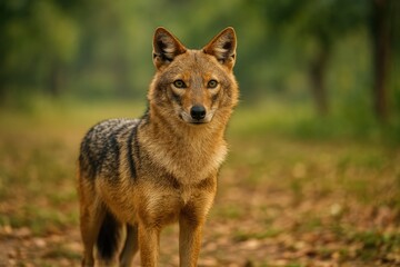 Naklejka premium Wild Canid Species from South Asia