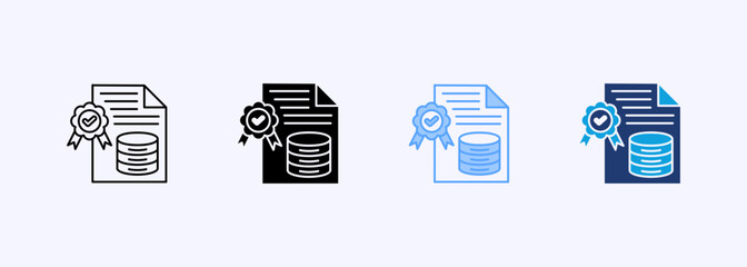 Best Data Icon Set Multiple Style Collection