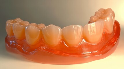 Realistic Model of Human Upper Teeth and Gums