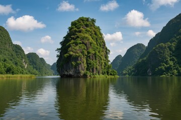 Breathtaking Landscape of Water-formed Karst Structures in a Scenic National Park