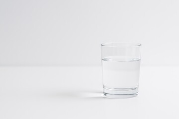 A Full Glass of Water for Drinking