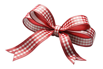 3D Rendering of beautiful, trending and realistic Ribbon with white background