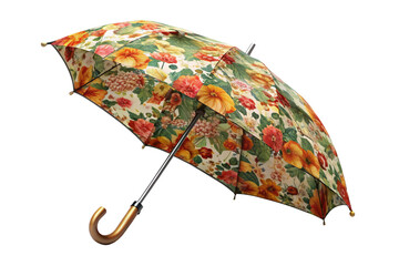 3D Rendering of beautiful, trending and realistic Umbrella with white background