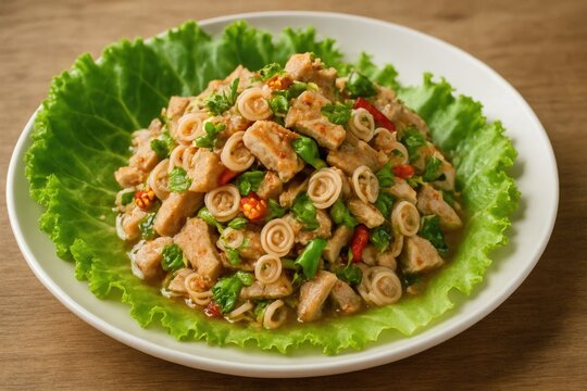 Fiery Lemongrass Salad with a Kick