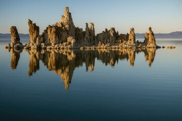 Unique Salt Rock Formations in a Natural Setting