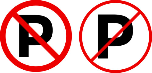 No parking sign. Safety signs. gate warning sign. Warning highway limit speed