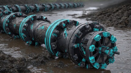 Underground water pipe system with valve joints and moisture-resistant seals