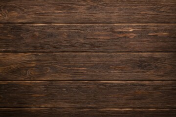 Fototapeta premium Rustic wooden panel surface with an industrial-style wall backdrop