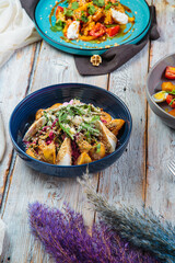 wonderful hot dishes with interesting serving