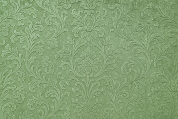 Vintage-patterned velvet fabric texture