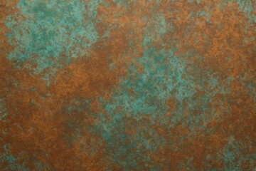 Copper surface featuring a patina finish