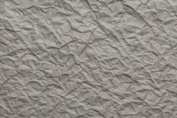 Textured gray crumpled paper background