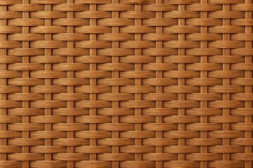 Natural patterned background featuring woven rattan material