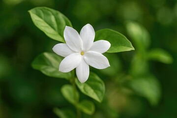 Fototapeta premium Stunning image of a delicate jasmine blossom