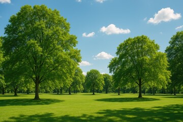 Fototapeta premium A stunning photograph of lush foliage in a sunny outdoor setting