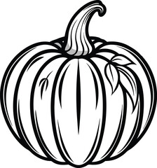 A vibrant collection of stylized pumpkin illustration