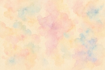 Pastel watercolor backdrop with vibrant pigment splashes created by AI