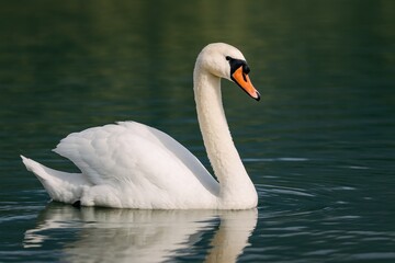 Fototapeta premium Birds and aquatic creatures in their natural habitat