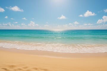 Fototapeta premium Scenic coastal landscape with ocean horizon