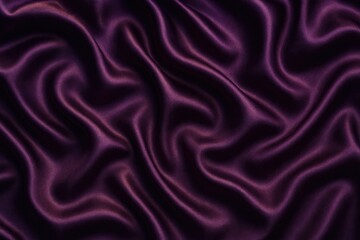 Obraz premium Elegant abstract backdrop featuring luxurious silk-like fabric with wavy purple velvet textures