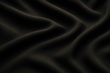 Fototapeta premium Abstract design featuring gentle waves on a dark fabric backdrop