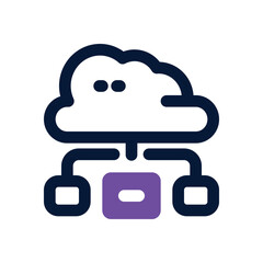 Fototapeta premium infrastructure duotone icon. Sleek and modern vector icon for websites, mobile apps, marketing materials, and corporate design. Fully scalable and ready to use.