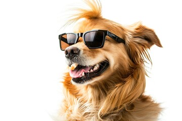 Stylish Pup Persona: A Golden Retriever in Sunglasses Rocks Faux Hawk, Mohawk, Flow, Top Knot & More Hairstyles with Adorable Charm
Meet the most fashion-forward Golden Retriever: this fluffy pup dons