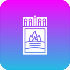 Fototapeta premium Matches Icon