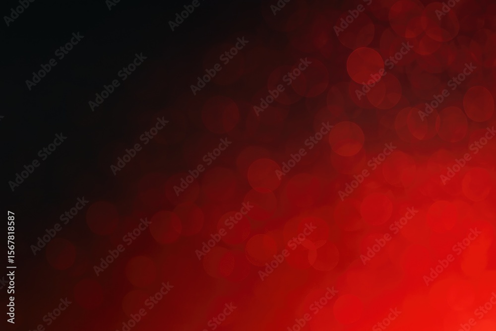 Poster gradient background with black and red hues featuring soft bokeh blur effect