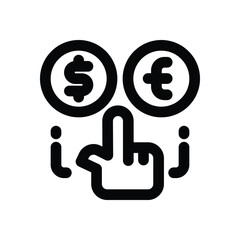 choice line icon. Clean and minimalist vector icon for websites, mobile apps, presentations, and logos. Fully scalable and customizable for any project.