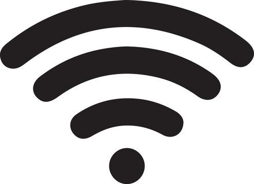 wifi icon isloated on a white background